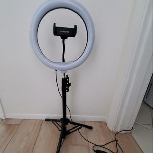 Tripod Ring Light with Controls